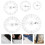 10 Pcs Patchwork Ruler Quilting Cutting Template Acrylic Sewing Supply 11