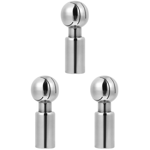 3 Pcs Stainless Degree Rotary Spray Ball Dn20 1
