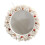 2 Pcs Wall Hanging Mirror Handmade Tapestry Decorative Makeup Mirror 2