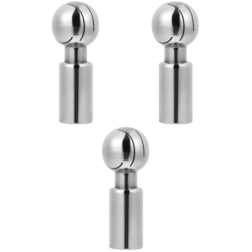 3 Pcs Stainless Degree Rotary Spray Ball Dn20 2