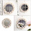 2 Pcs Wall Hanging Mirror Handmade Tapestry Decorative Makeup Mirror 5