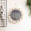 2 Pcs Wall Hanging Mirror Handmade Tapestry Decorative Makeup Mirror 7