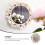 2 Pcs Wall Hanging Mirror Handmade Tapestry Decorative Makeup Mirror 10