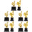 10Pièces Trophées Pour Jeux Décor Enfants 8
