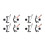 8 Pcs Mini Microphones For Recording And Karaoke Handheld Use 8