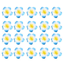150Stk Kunststoff Blumenanhänger Für Festliche Haarbänder Zubehör