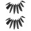 16Pièces Gaine De Pour Cutter Noir En Usage Animal 7