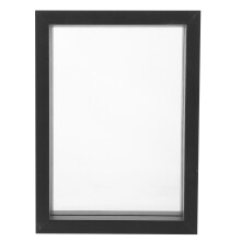 5Pcs Glass Display Frame With Wooden Frame Double Sided
