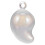 3Pièces Petites Magatama Blanches Pour Cadeaux 1