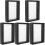 5Pcs Glass Display Frame With Wooden Frame Double Sided 4