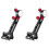 2Pièces Support Multifonctionnel Aluminium Noir 2