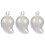 3Pièces Petites Magatama Blanches Pour Cadeaux 4