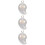 3Pièces Petites Magatama Blanches Pour Cadeaux 8