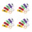 20 Pcs Keychain Electronic Watches For Kids Students (Random Color) 7