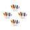 20 Pcs Keychain Electronic Watches For Kids Students (Random Color) 8