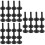 36 Pcs Cymbal Sleeves With Flange Base For Drum Kit 7