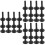 36 Pcs Cymbal Sleeves With Flange Base For Drum Kit 6