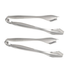 Stainless Steel Ice Cube Clip Sugar Tongs Mini Serving Tools For Parties Cafe Bar And Home Use Reusable