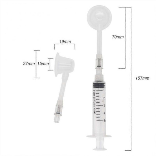 2 Set Nipple Corrector Device Correction for Inverted Nipples Treatment Enlarger 1