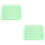 2Pcs Growing Tray Set in Light Green PP for Sprouting and Storage Use 6