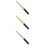 3Pcs Wood Handle Replacement With Long Grip For Axes 10