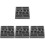 4Pcs Gold Silver Copper Reusable Graphite Casting Mold 4
