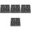 4Pcs Gold Silver Copper Reusable Graphite Casting Mold 5