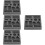 4Pcs Gold Silver Copper Reusable Graphite Casting Mold 9