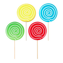 4Pcs Lollipop Prop Large Fake Model For Photography Scene Decor