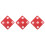 3Pcs Rubber Fencing Target Hanging Small Part Equipment 6