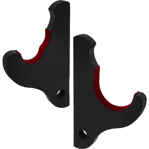 3 Pairs Of Baseball Bat Support Wood Display Holder Rack 2