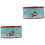 2Pcs Xmas Tinplate Storage Box Durable Multi-Color Candy Holder 5