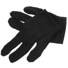 4Pcs Black Snooker Glove 3 Fingers Elastic Wrist Billiard Cue Glove