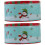 2Pcs Xmas Tinplate Storage Box Durable Multi-Color Candy Holder 7