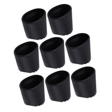 24Pcs Portable Rubber Ladder Foot Covers Anti-Slip Cushion Pads Black