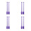4Pcs Rhythmic Gymnastics Stick Clubs Training Competition Equipment 6