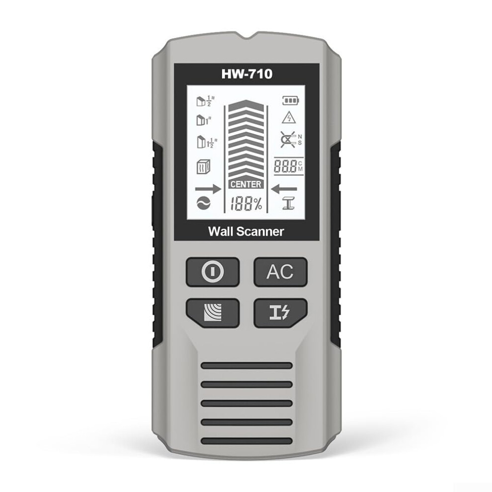 Handheld Metal Detector For Safe Renovations, Quick Metal Surfaces And Wire Locator, Wall Finder, White 9016109230232
