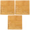 3Pcs Heat Insulated Bamboo Placemats Gradient Handmade Style 2 3