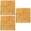 3Pcs Heat Insulated Bamboo Placemats Gradient Handmade Style 2 7