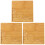 3Pcs Heat Insulated Bamboo Placemats Gradient Handmade Style 2 2