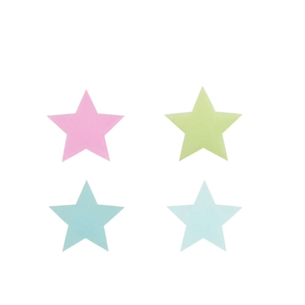 Aboofan 100Pcs Glow In The Dark Star Shaped Wall Sticker For Kids Room Decor