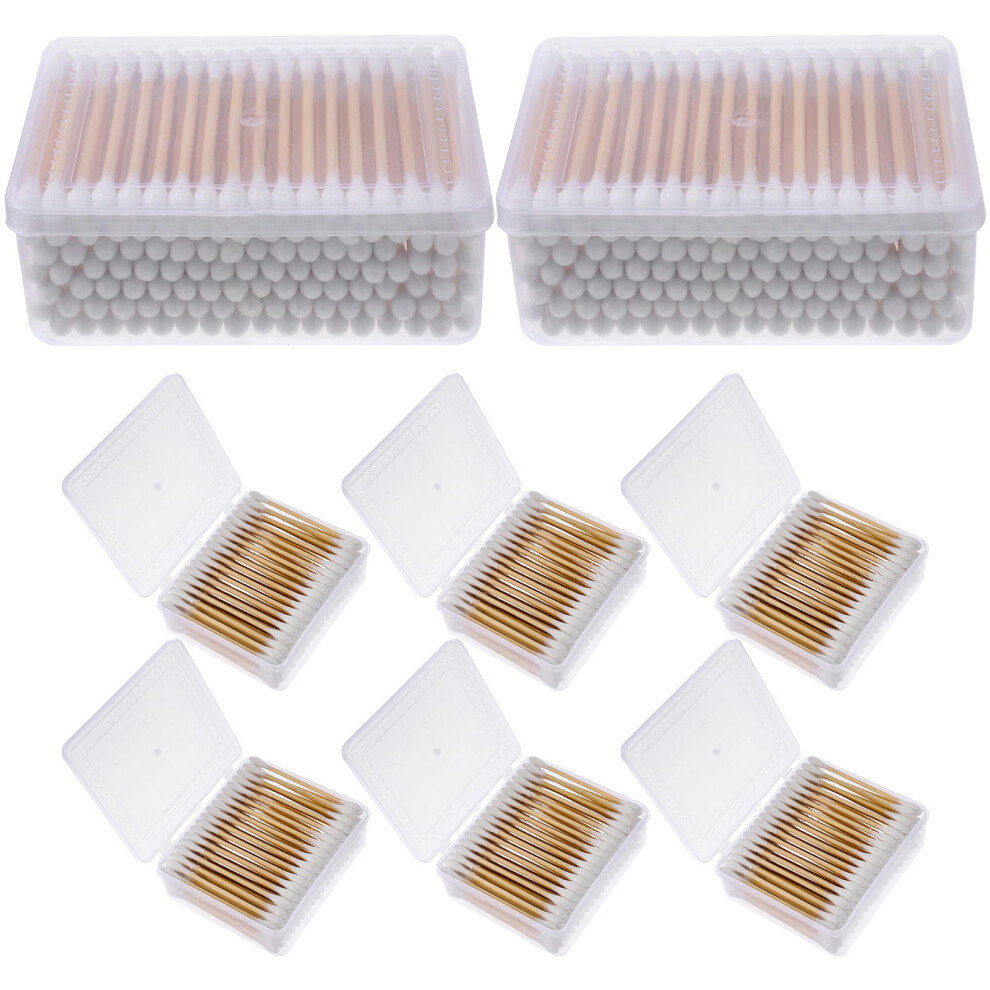 Aboofan 8 Boxes Small Eyelash Cleaning Sticks