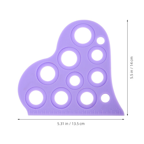Flange Sizing Measurement Card For Nipple And Silicone Insert 1