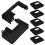 24 Pcs Vinyl Split Style Square Fence Post Base Caps 1
