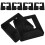 24 Pcs Vinyl Split Style Square Fence Post Base Caps 2