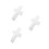 3Pcs Polystyrene Foam Unfinished Christmas Cross For Diy Craft 9