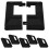 24 Pcs Vinyl Split Style Square Fence Post Base Caps 3