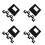 24 Pcs Vinyl Split Style Square Fence Post Base Caps 9