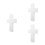 3Pcs Polystyrene Foam Unfinished Christmas Cross For Diy Craft 8