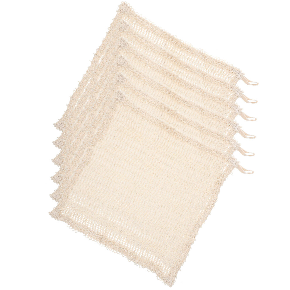 Aboofan 6Pcs Body Scrubber Towels For Bath And Leg Exfoliation